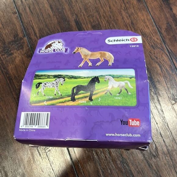 SCHLEICH NEW / Haflinger Mare HORSE W/ Braids 13812 new never played with - Picture 7 of 7